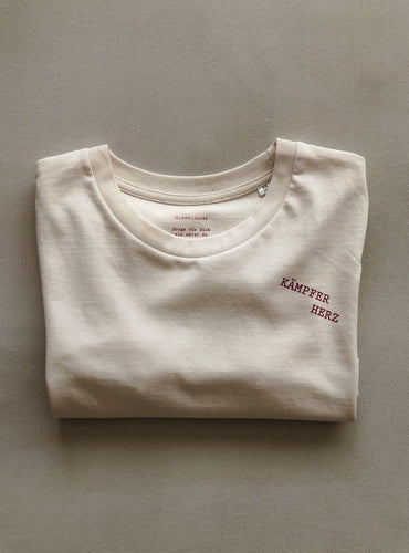 T-Shirt (Unisex) - Kämpfer Herz (Vintage White)