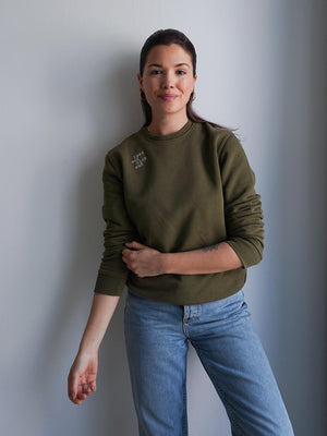 Pass auf dich auf Rundhals-Sweatshirt