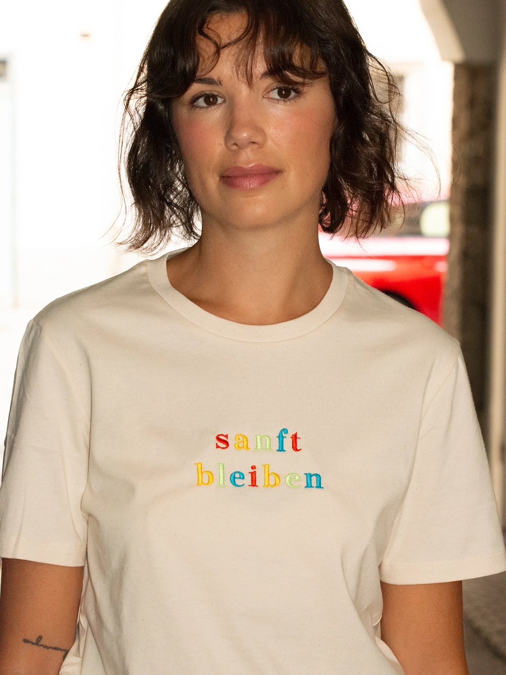 Sanft bleiben (Stick) T-Shirt Unisex