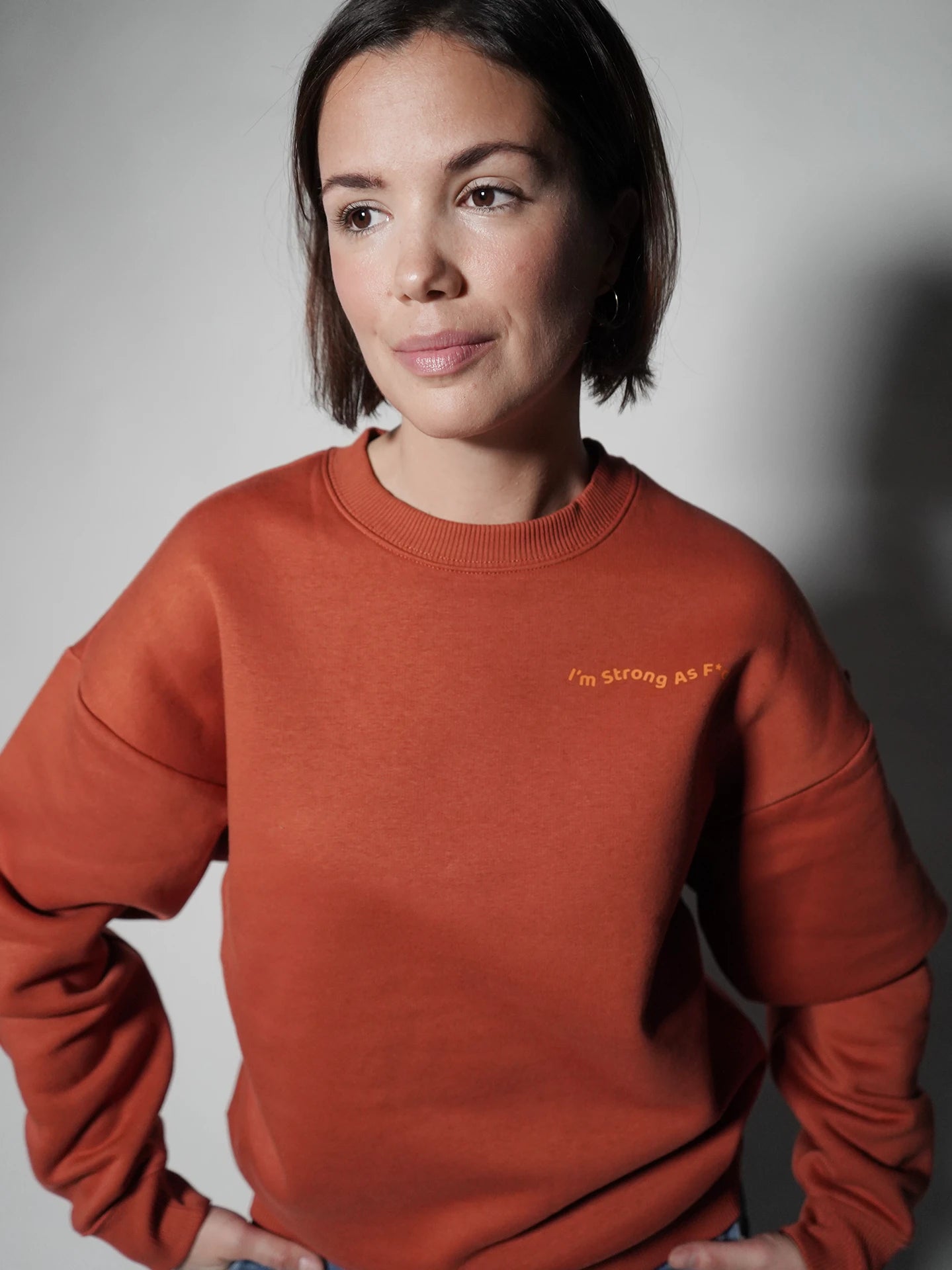 Strong As F*ck Oversized Sweatshirt Unisex