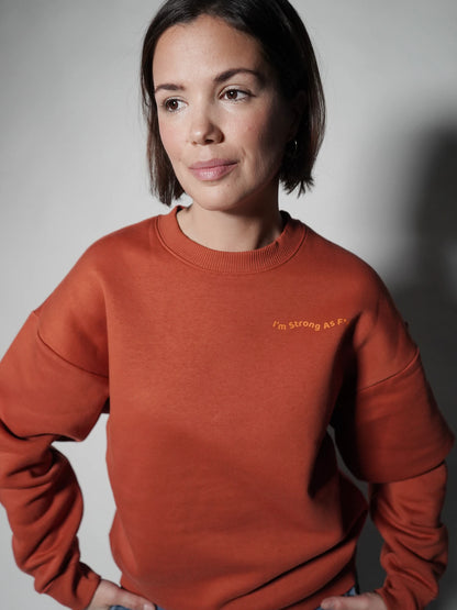 Strong As F*ck Oversized Sweatshirt Unisex