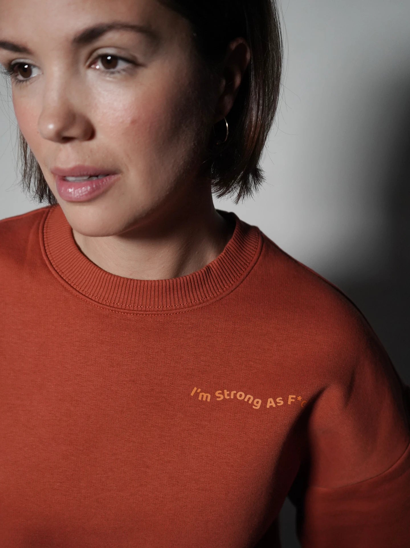 Strong As F*ck Oversized Sweatshirt Unisex