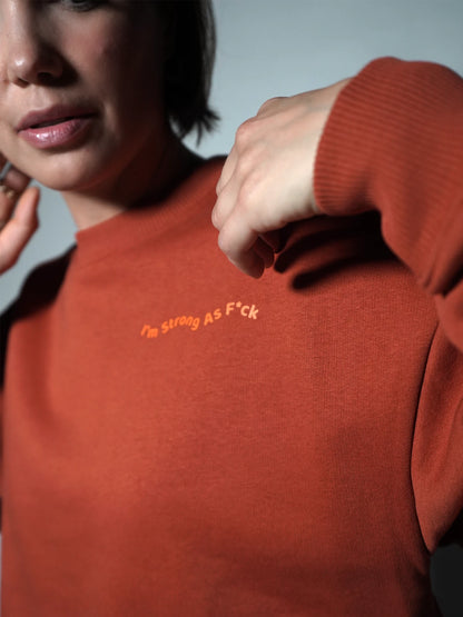 Strong As F*ck Oversized Sweatshirt Unisex