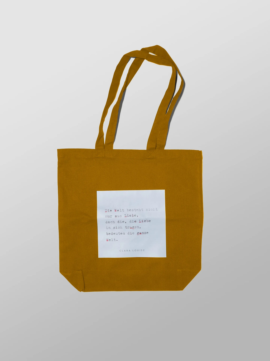 Liebe Welt (Blau) Tasche