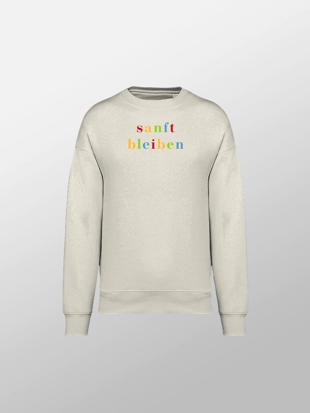 Sanft bleiben (Druck) Oversized Sweatshirt Unisex