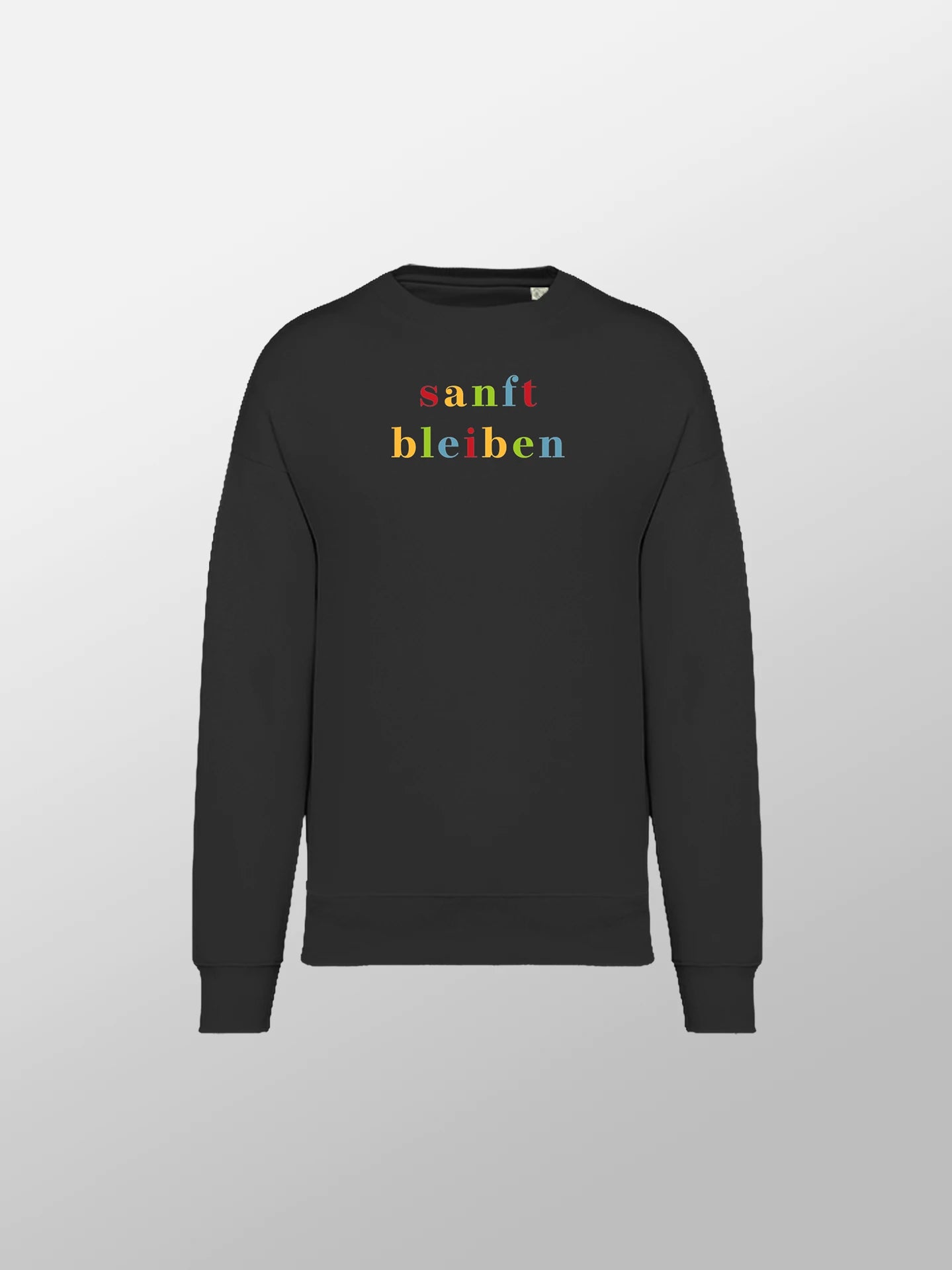 Sanft bleiben (Druck) Oversized Sweatshirt Unisex