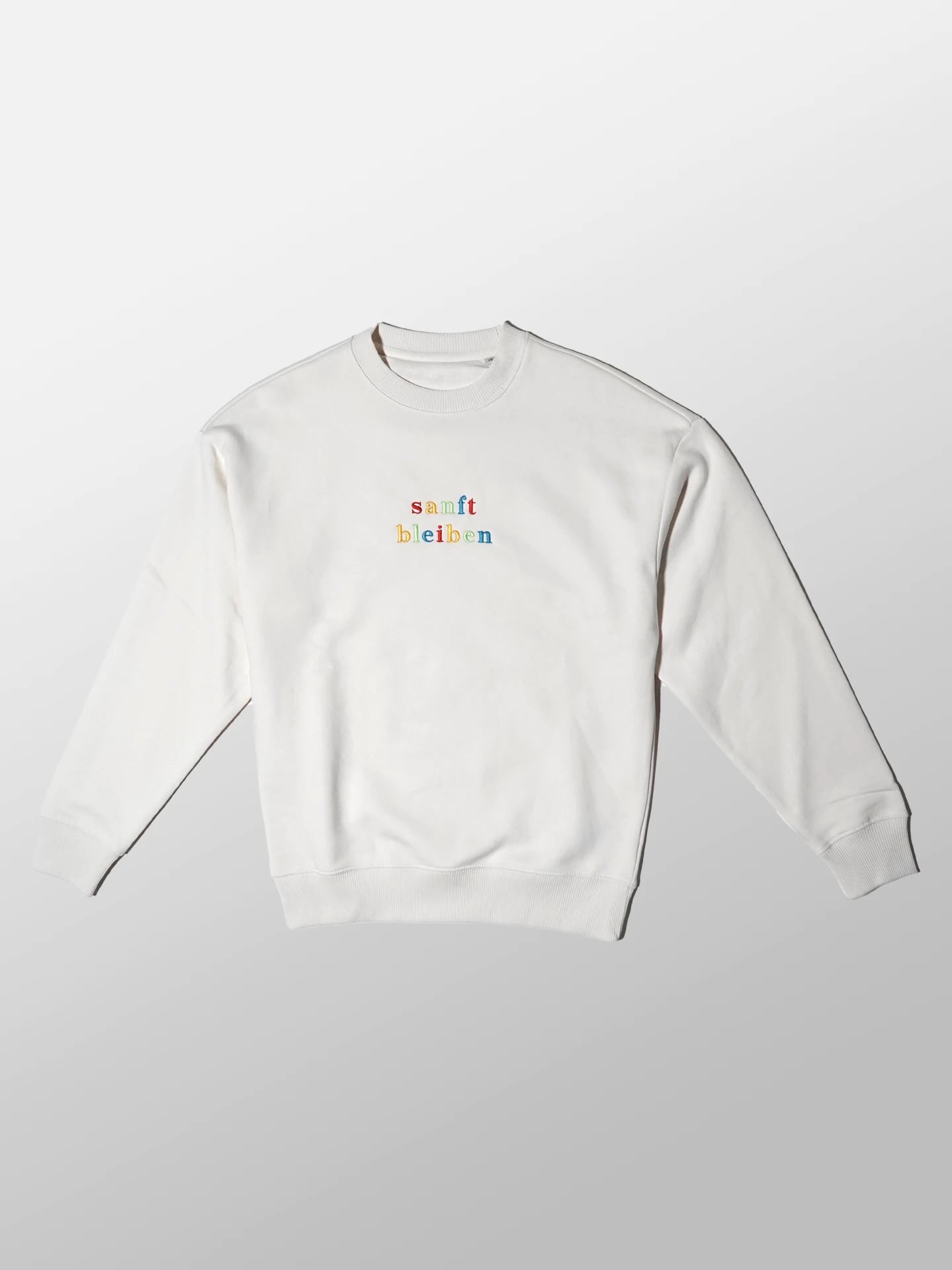 Sanft bleiben (Stick) Oversized Sweatshirt Unisex