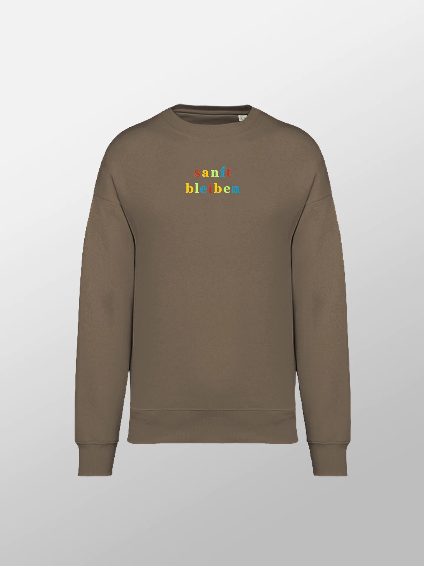 Sanft bleiben (Stick) Oversized Sweatshirt Unisex