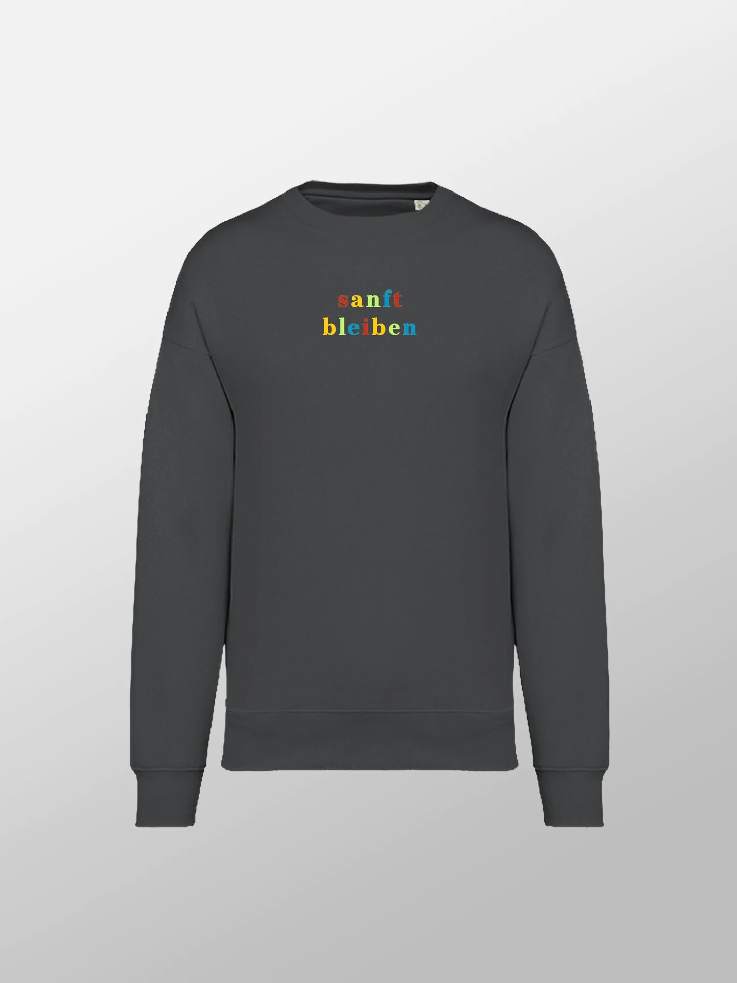 Sanft bleiben (Stick) Oversized Sweatshirt Unisex