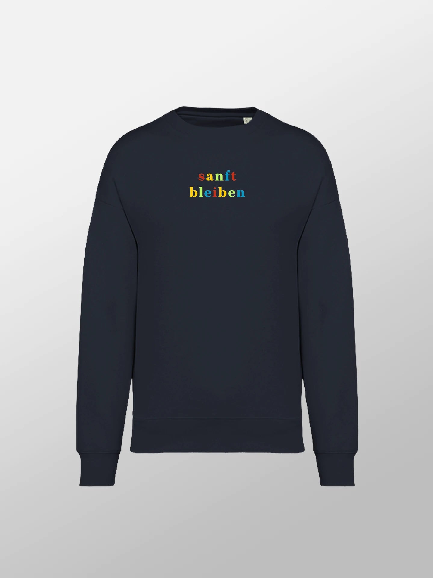 Sanft bleiben (Stick) Oversized Sweatshirt Unisex