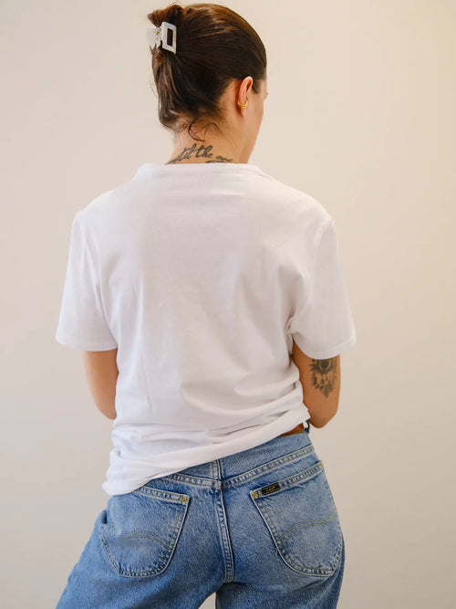 Positiv in die Zukunft Unisex T-Shirt