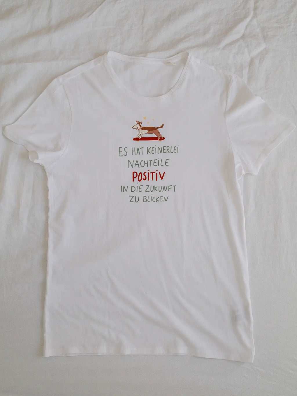 Positiv in die Zukunft Unisex T-Shirt