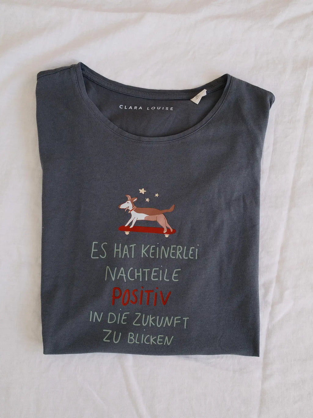 Positiv in die Zukunft Unisex T-Shirt