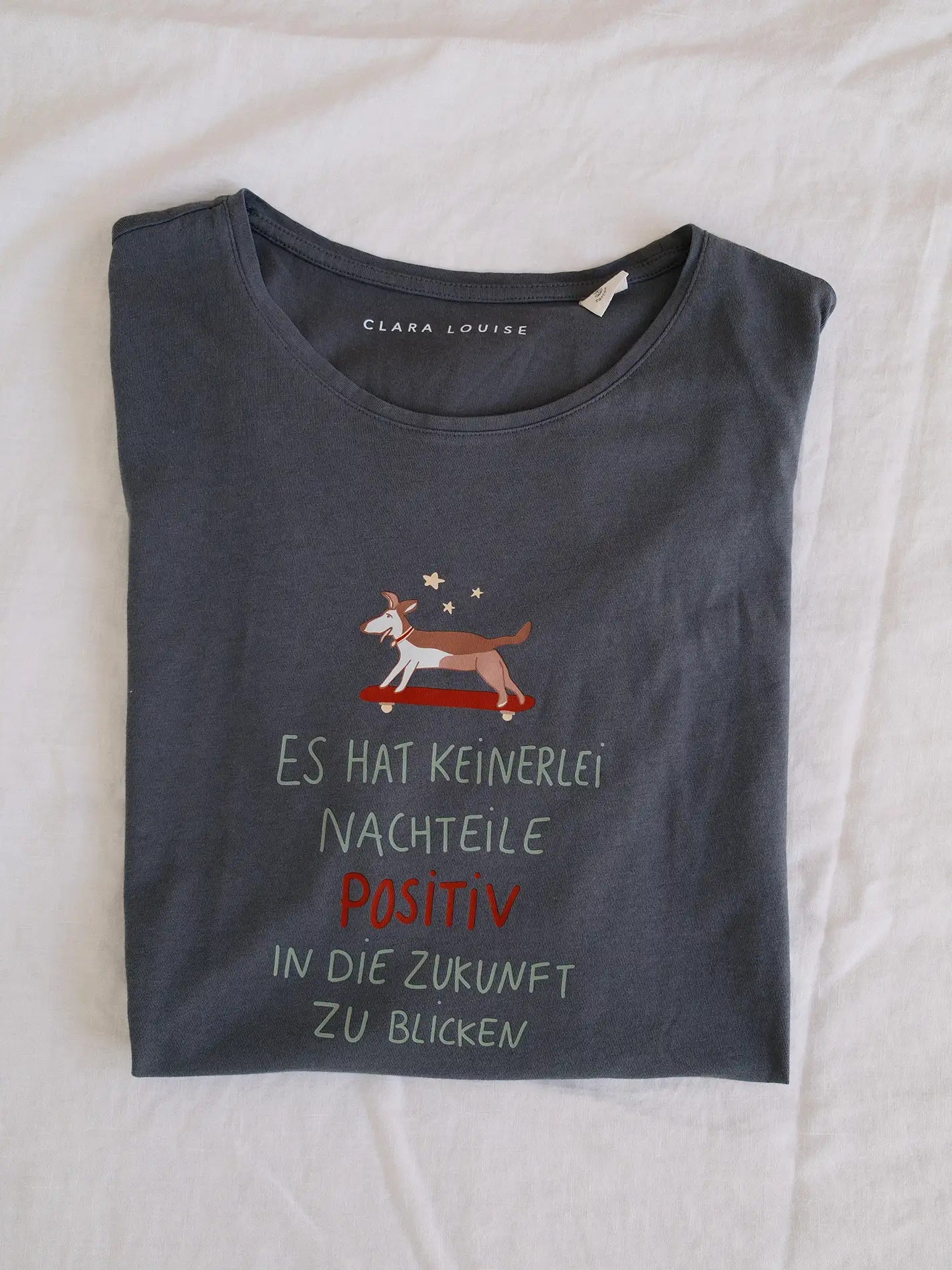 Positiv in die Zukunft Unisex T-Shirt