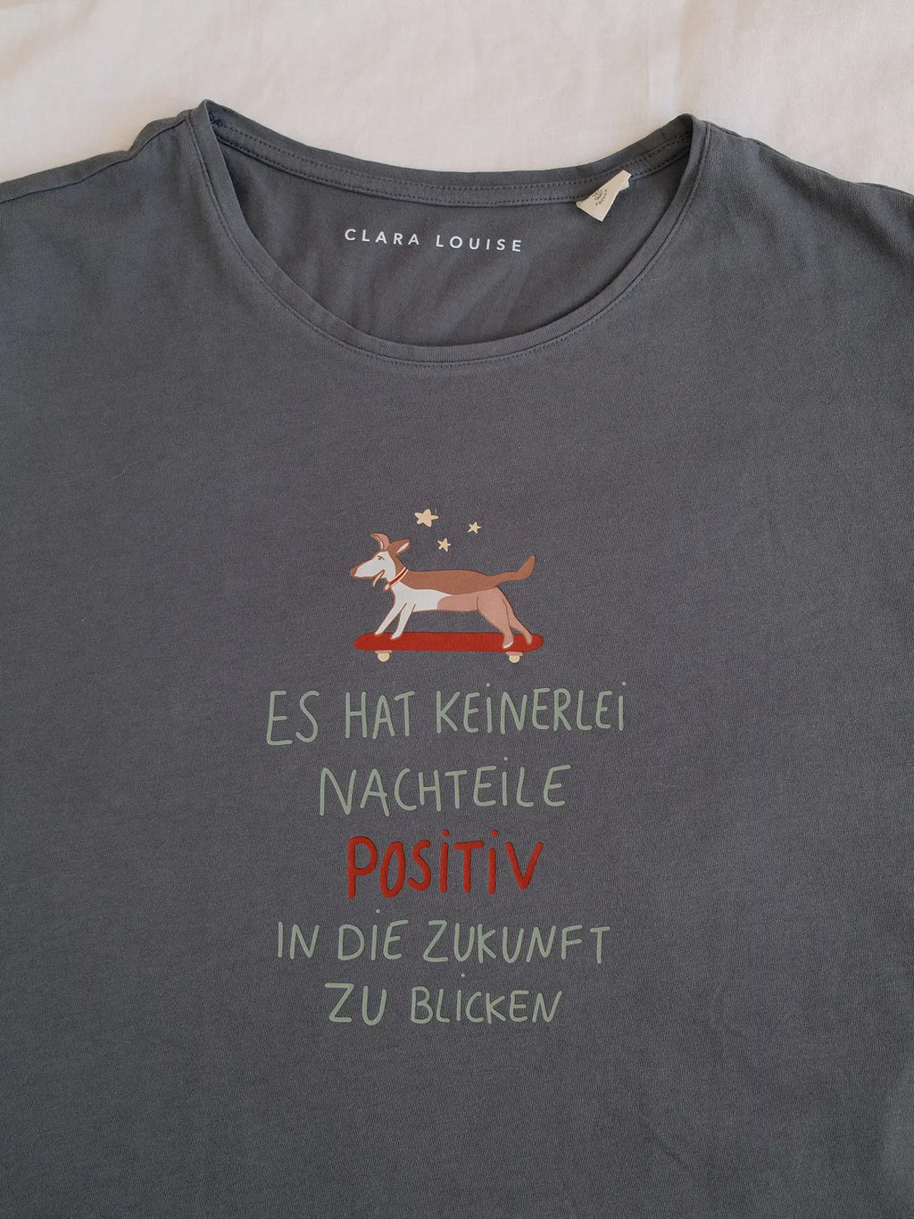 Positiv in die Zukunft Unisex T-Shirt