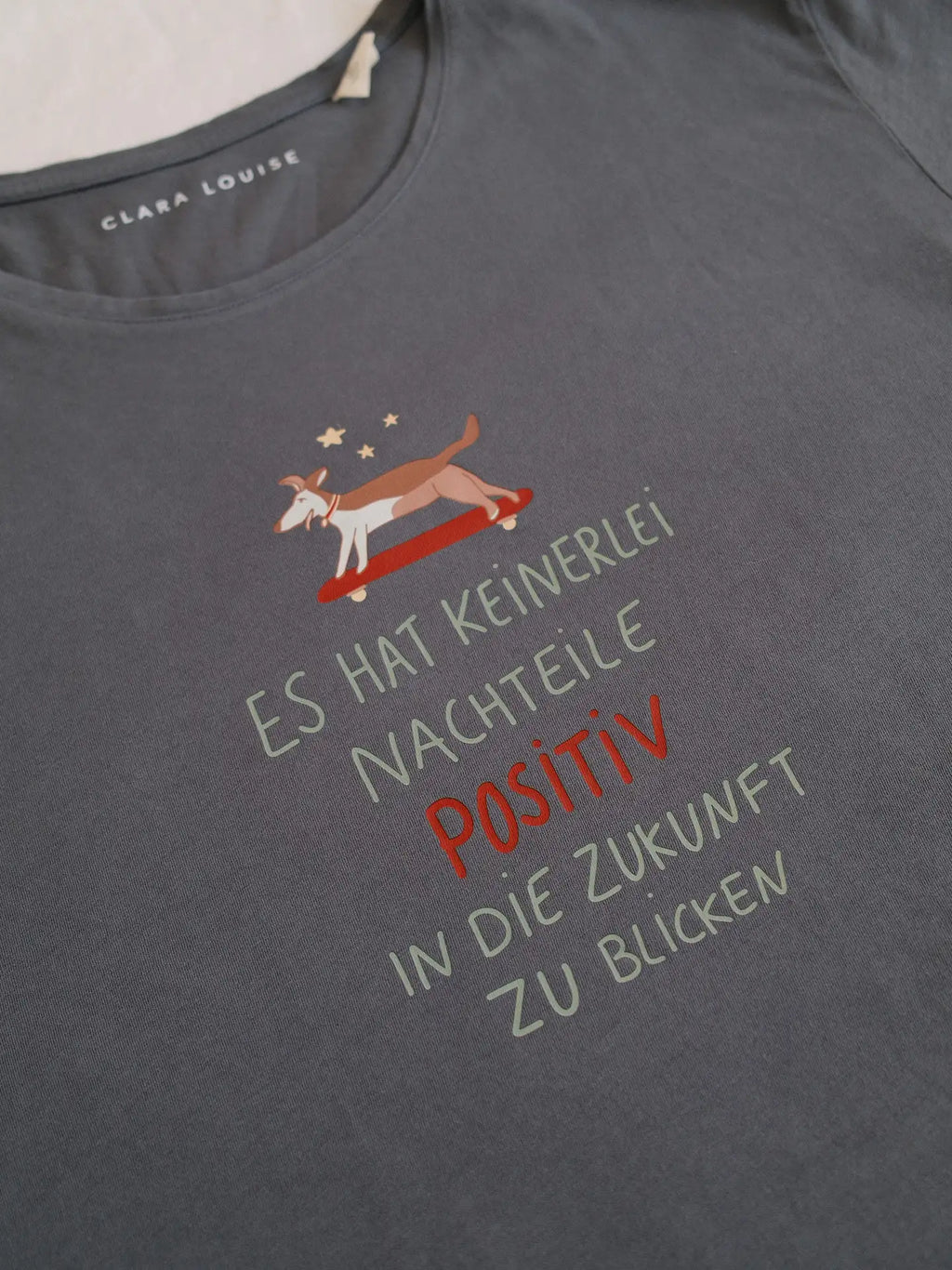 Positiv in die Zukunft Unisex T-Shirt