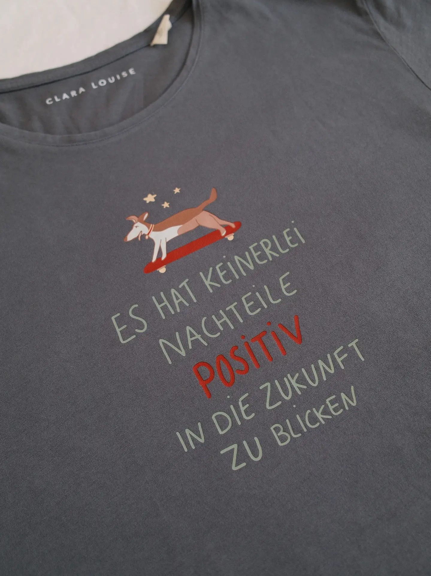 Positiv in die Zukunft Unisex T-Shirt