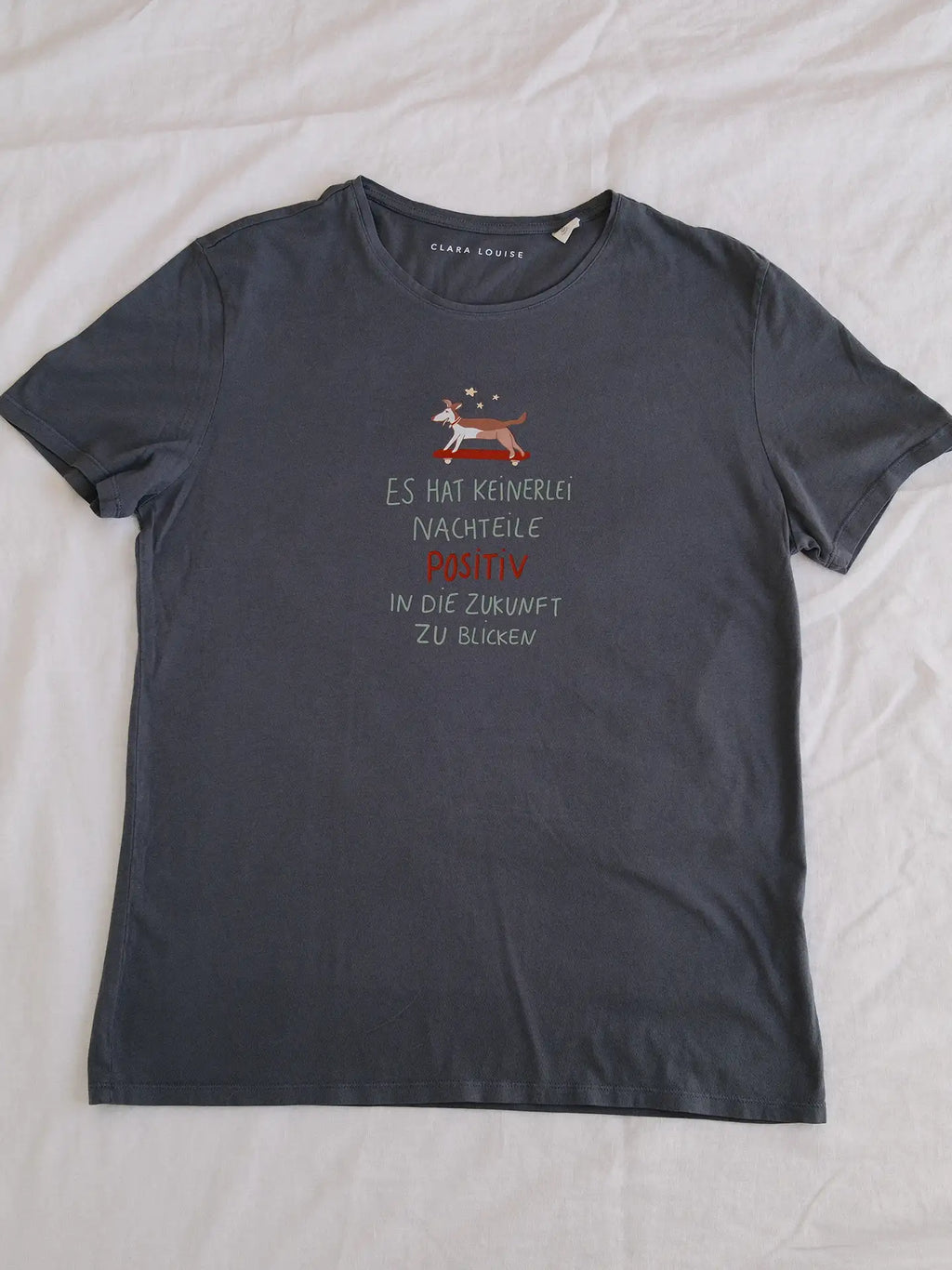 Positiv in die Zukunft Unisex T-Shirt