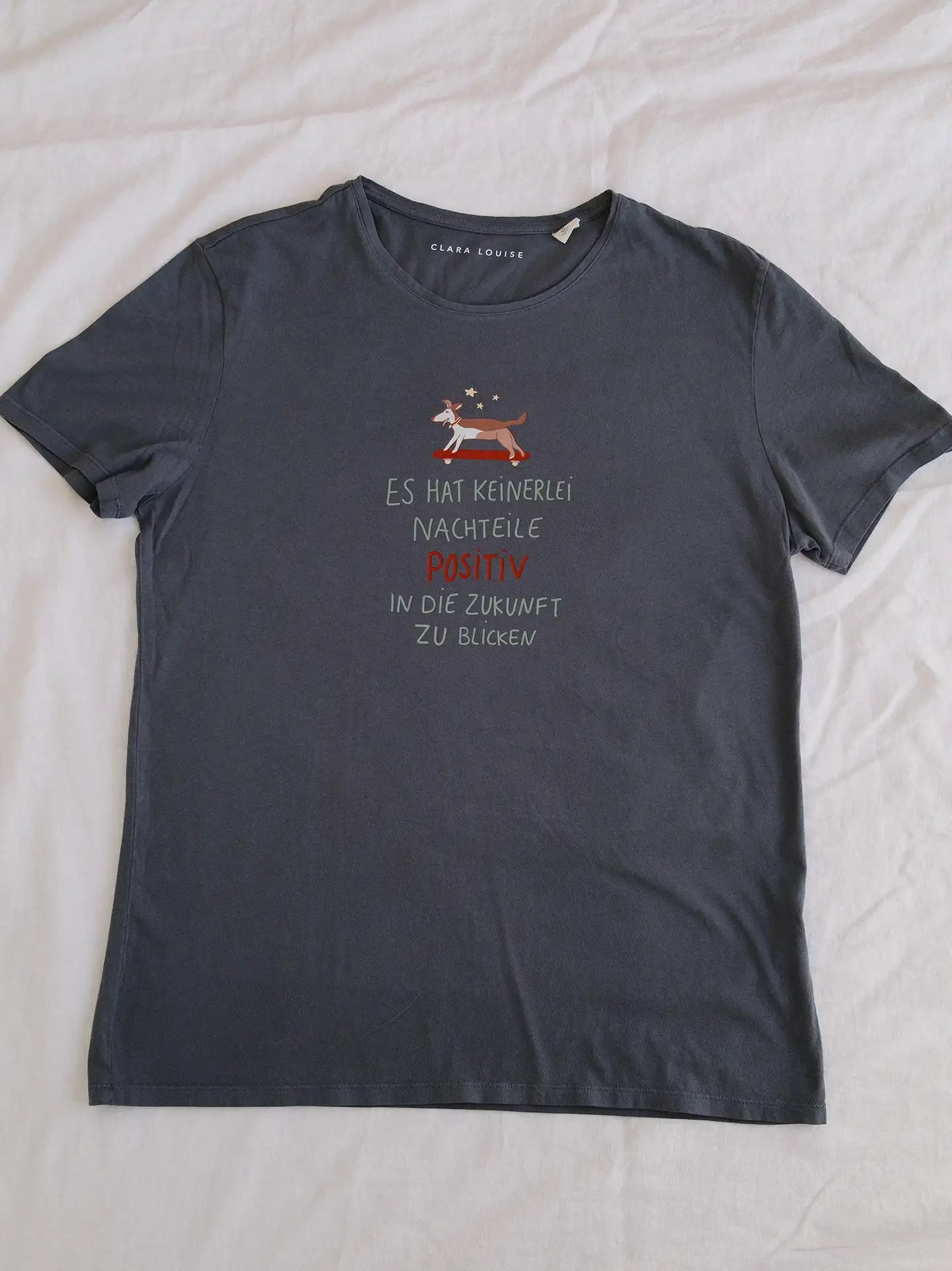 Positiv in die Zukunft Unisex T-Shirt