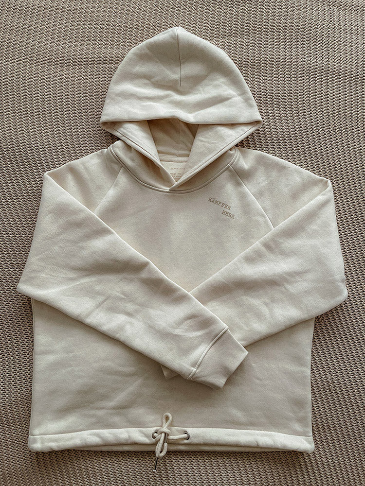 Kämpferherz Cropped Hoodie