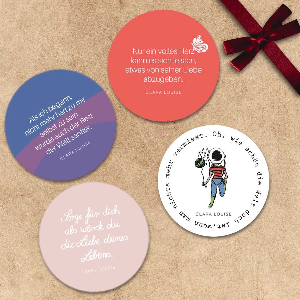 Veganes Stickerset